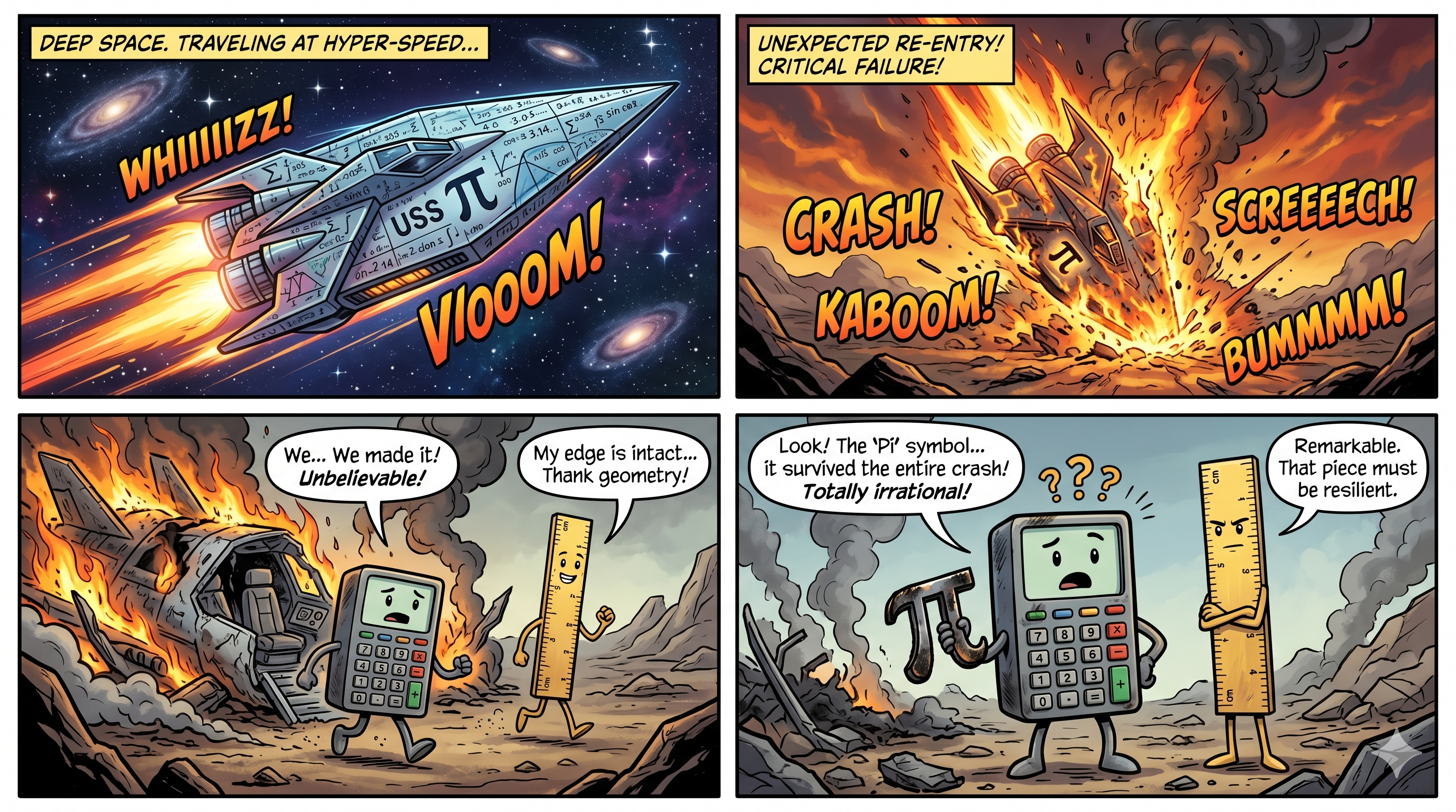 Comic Page 1 - The crash landing