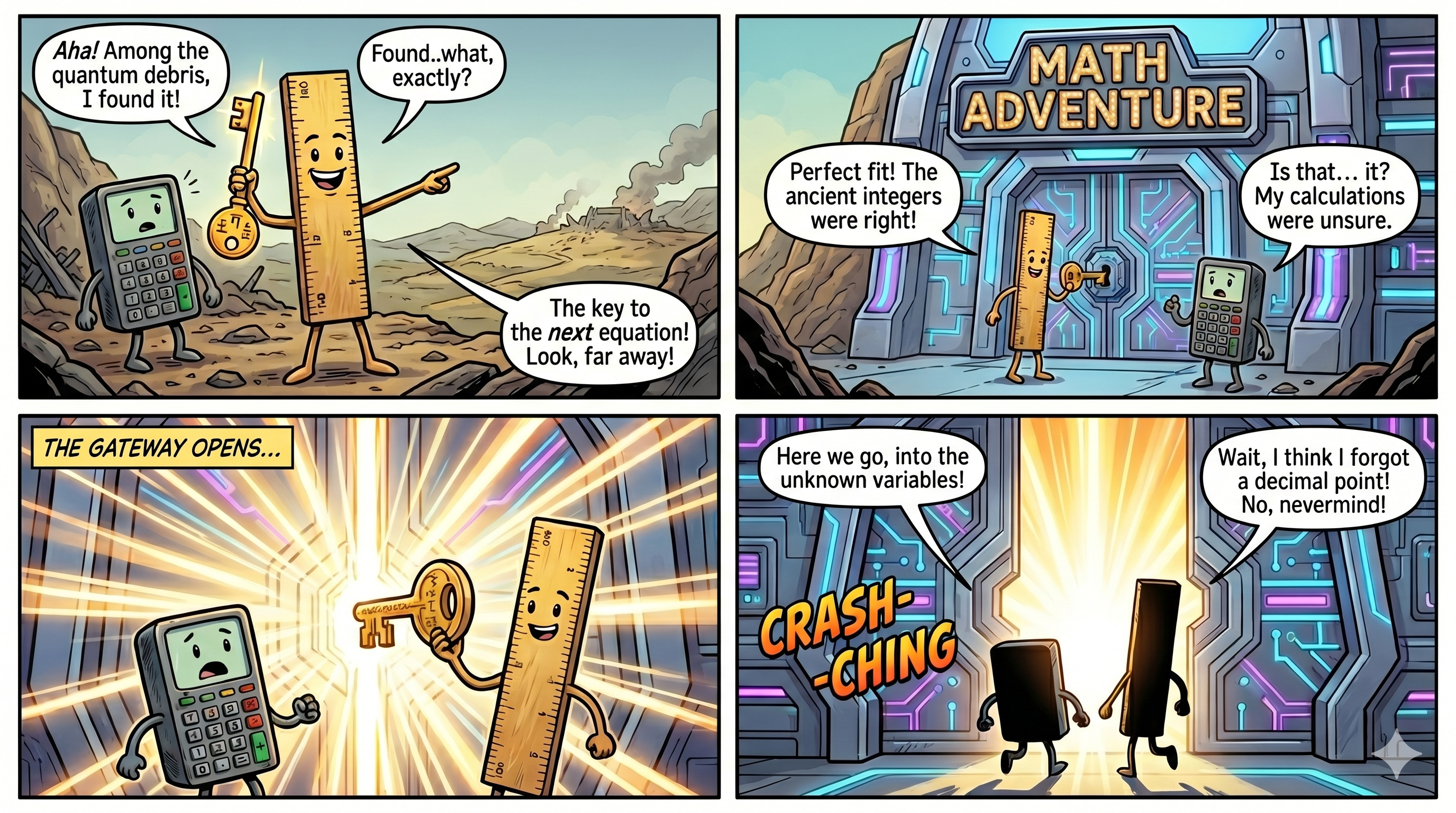 Comic Page 2 - Discovering Math Adventure